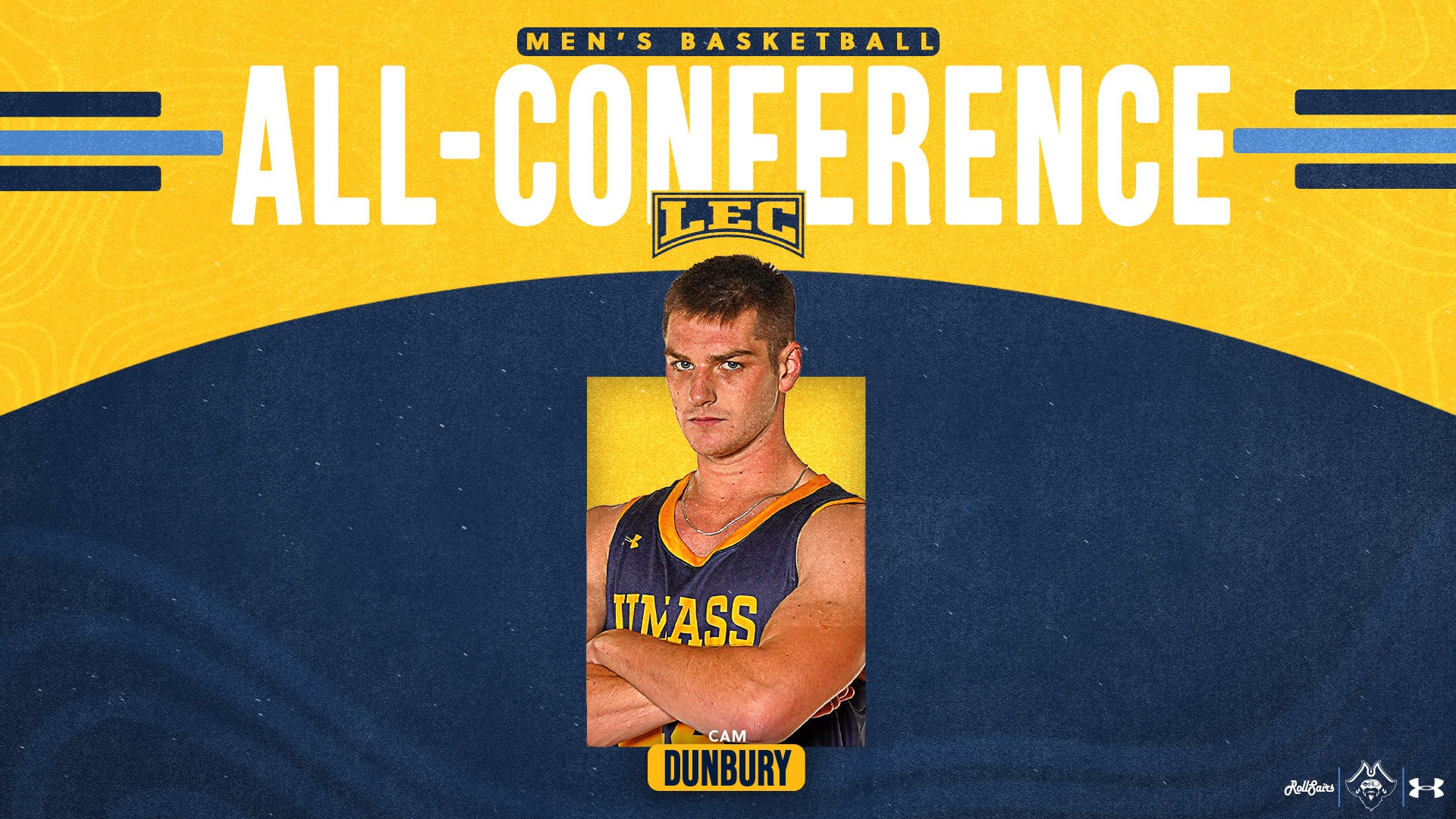 Cam Dunbury named to All-Defensive Team by Little East in Men's Basketball