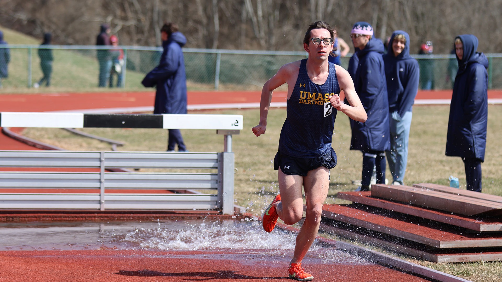 Ronan Maloney competes in the 3,000-meter Steeplechase at the Corsair Classic - March 2026