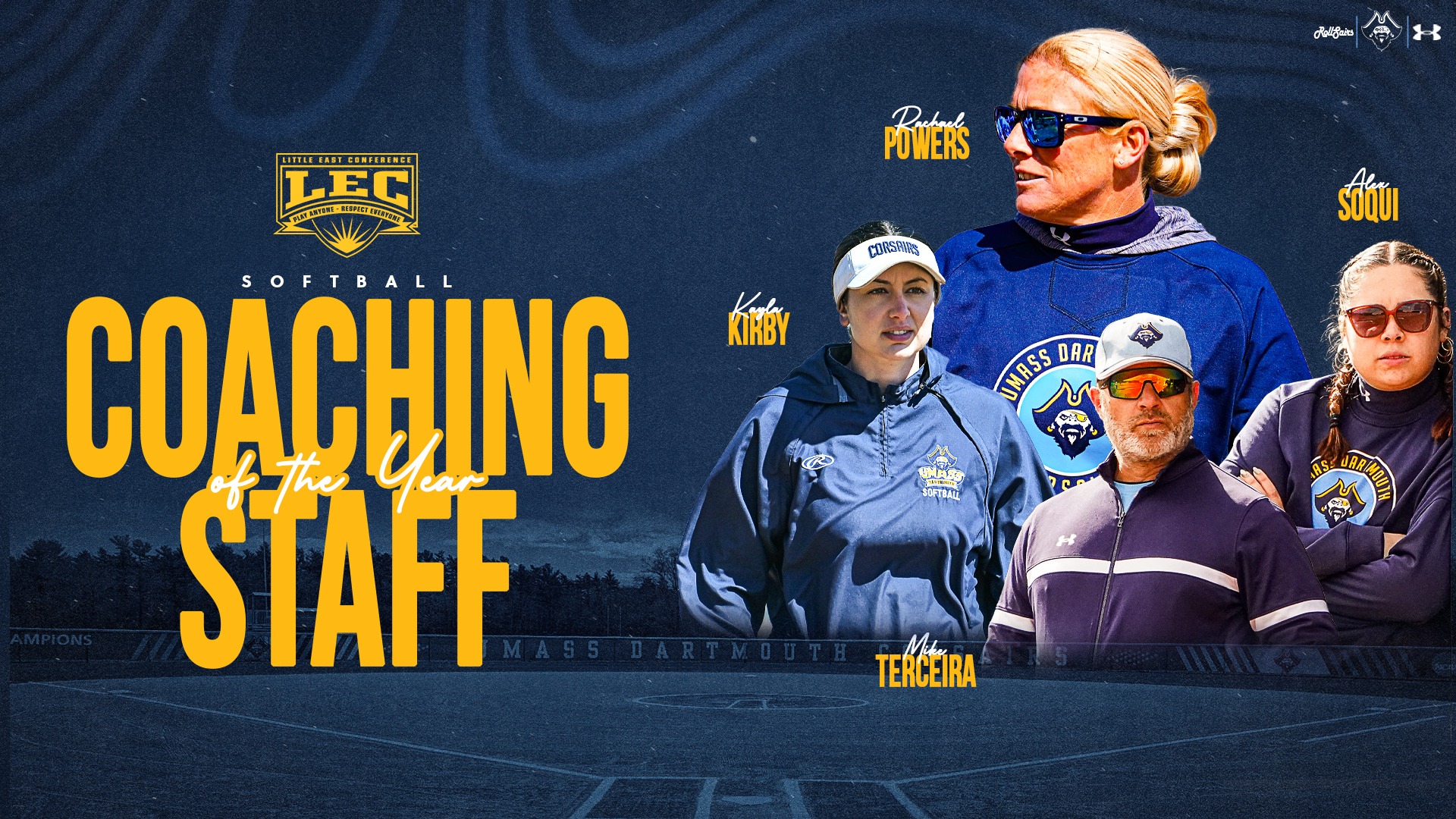UMass Dartmouth Softball Staff tabbed for Little East Coaching Staff of the Year - 2026