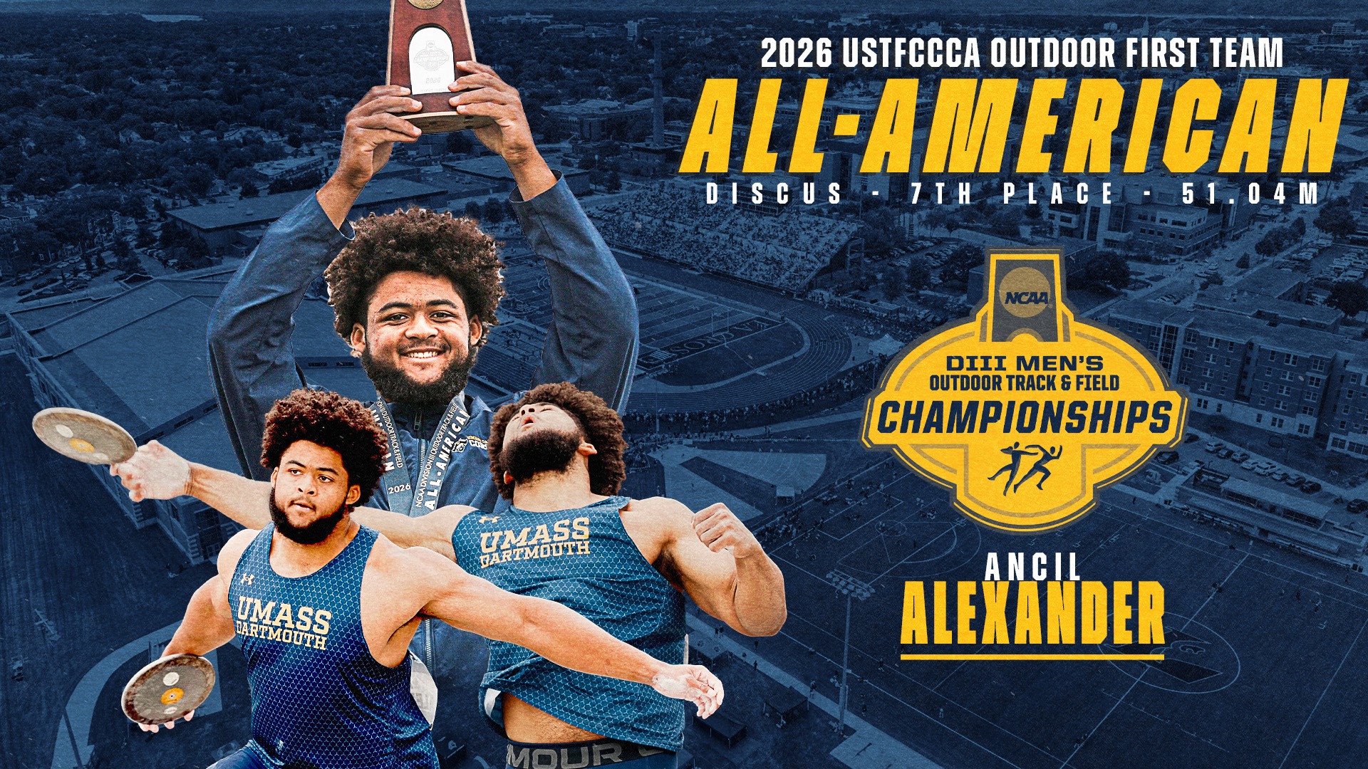 All-America - Ancil Alexander - Discus Throw - 2026 Outdoors