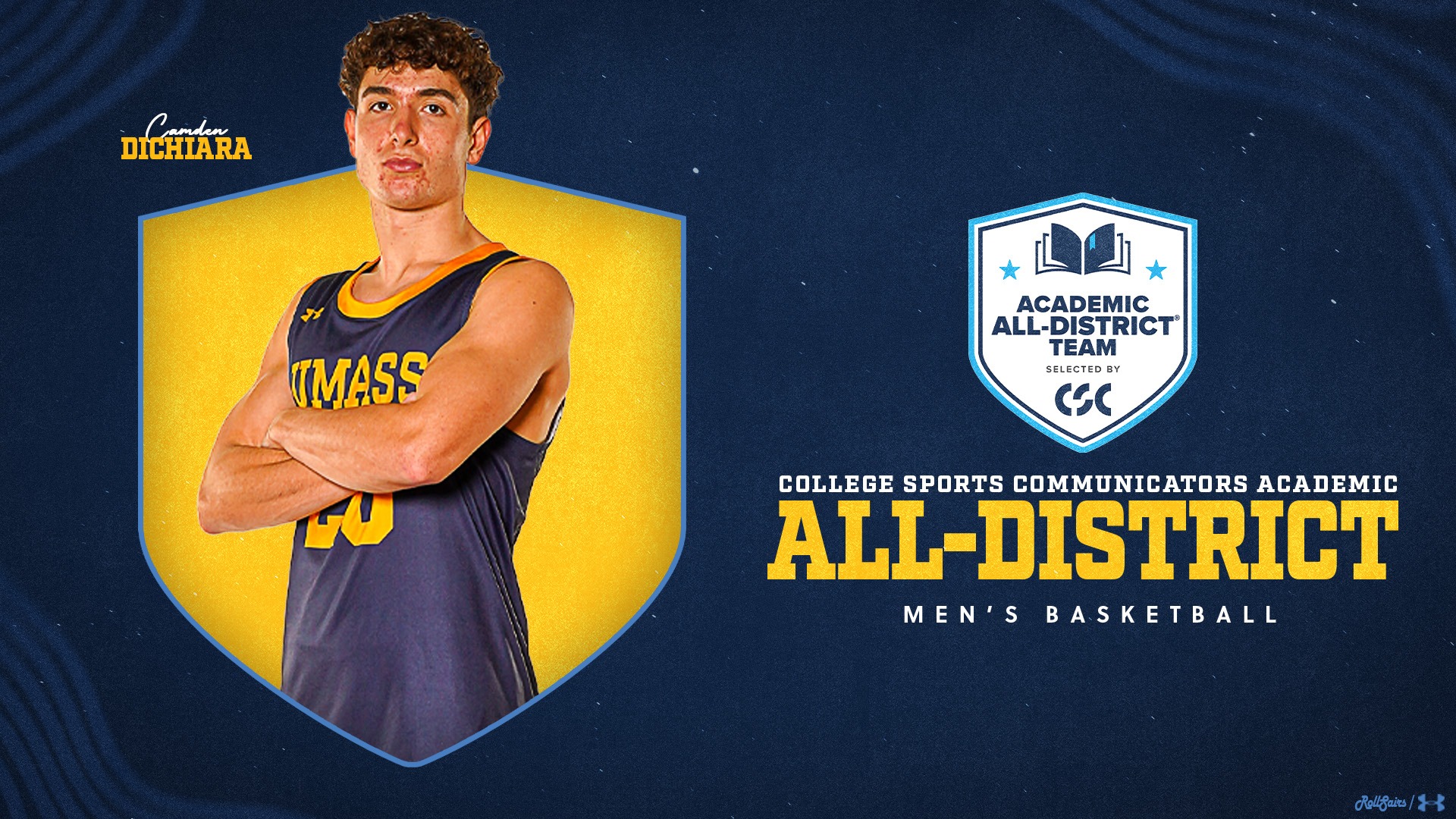 Camden DiChiara tabbed to 2025-26 CSC Academic All-District Team