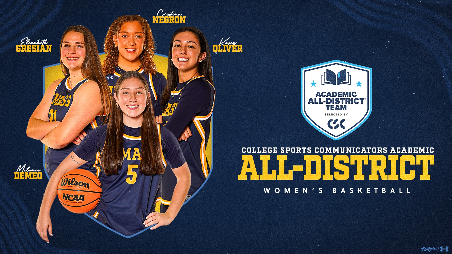 Four named Academic All-District in Women's Basketball for 2025-26 season