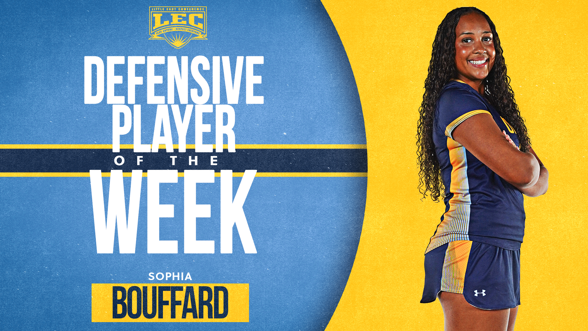Sophia Bouffard earns defensive player of the week 9/14/26