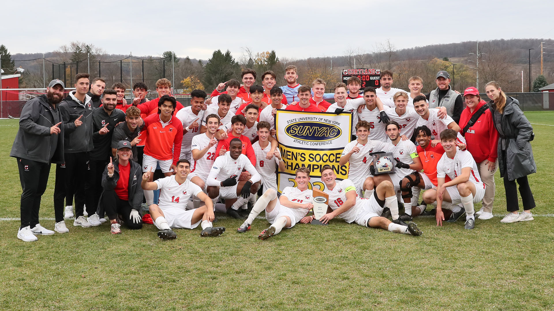 6 Cortland Edges 23 Oneonta, 10, in SUNYAC Men's Soccer Title Game