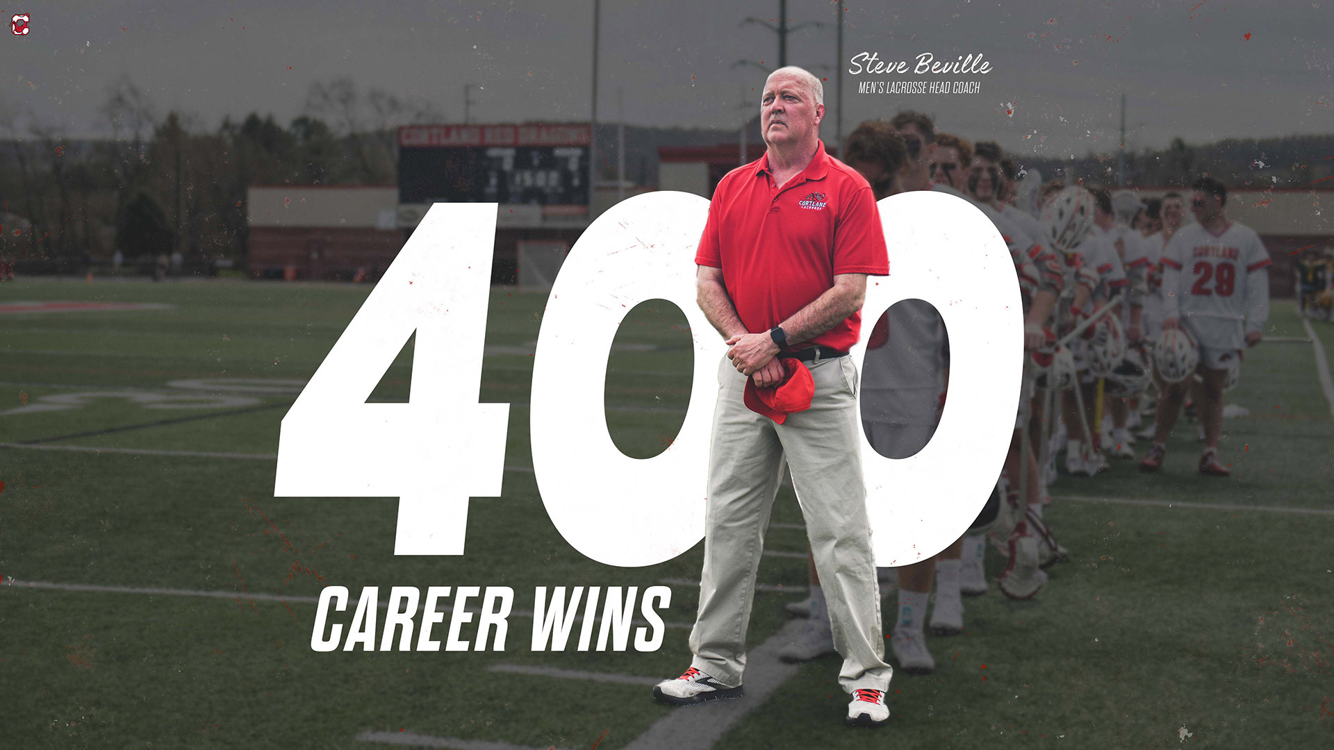 Beville Reaches 400 Career Wins in 178 Victory at Oneonta SUNY