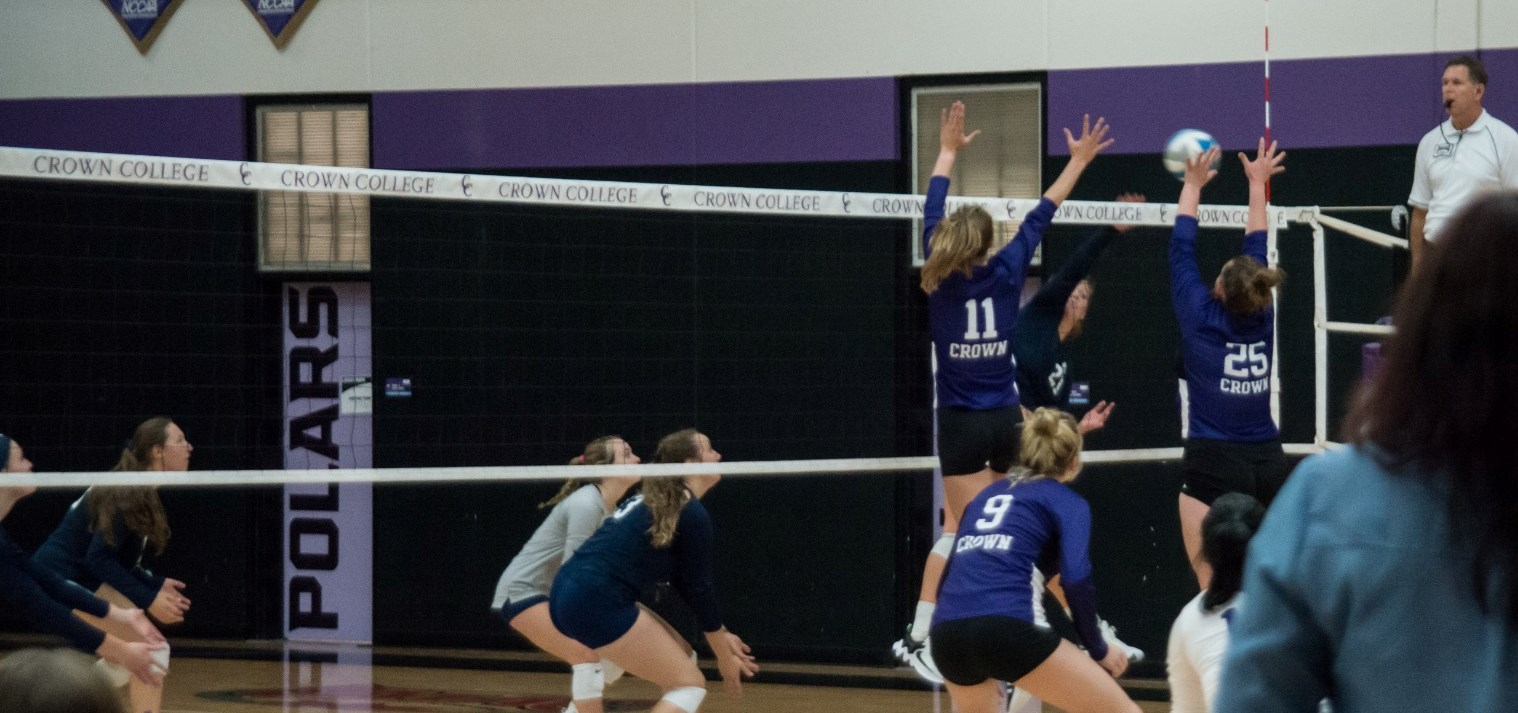 Volleyball Competes in Triangular in Minneapolis Crown College Athletics