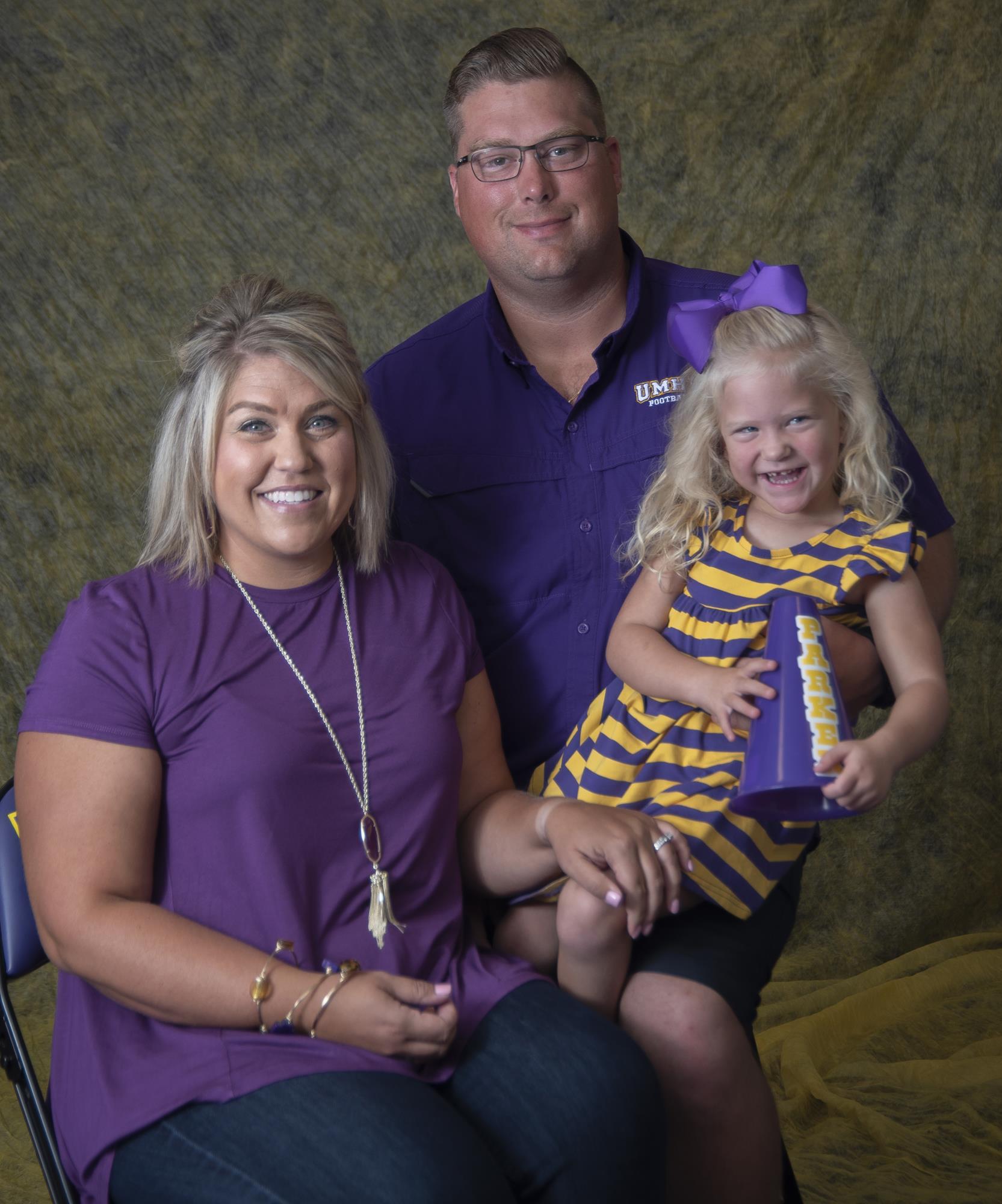 Dustin Washburn and family