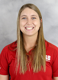 Head shot of assistant softball coach Ashley Thell