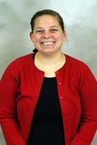 Coach Elise Morell posing for head shot