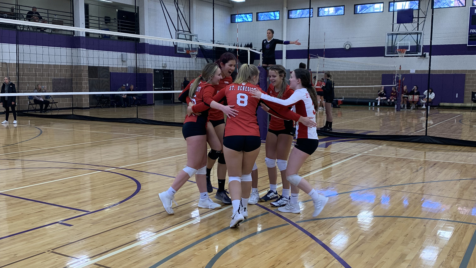 Club volleyball celebrate at St. Thomas (3/20/22)