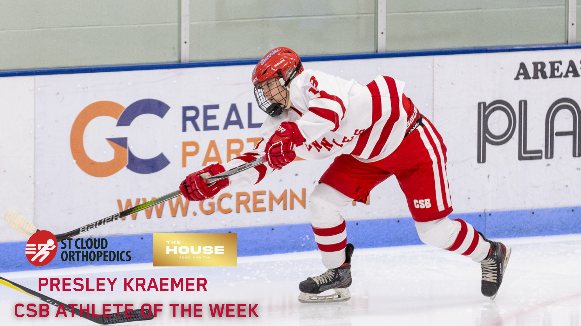 The House / St. Cloud Orthopedics CSB Athlete of the Week - Presley Kraemer - CSB Hockey