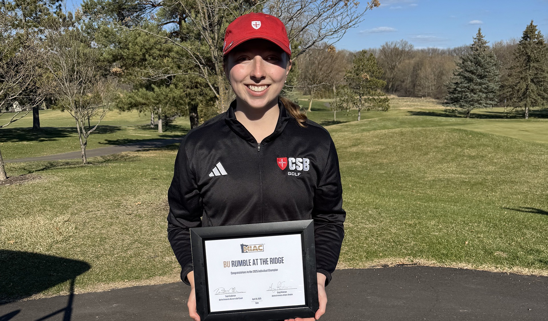 Catherine Jance of CSB Golf named to the All-MIAC Golf Team - College ...