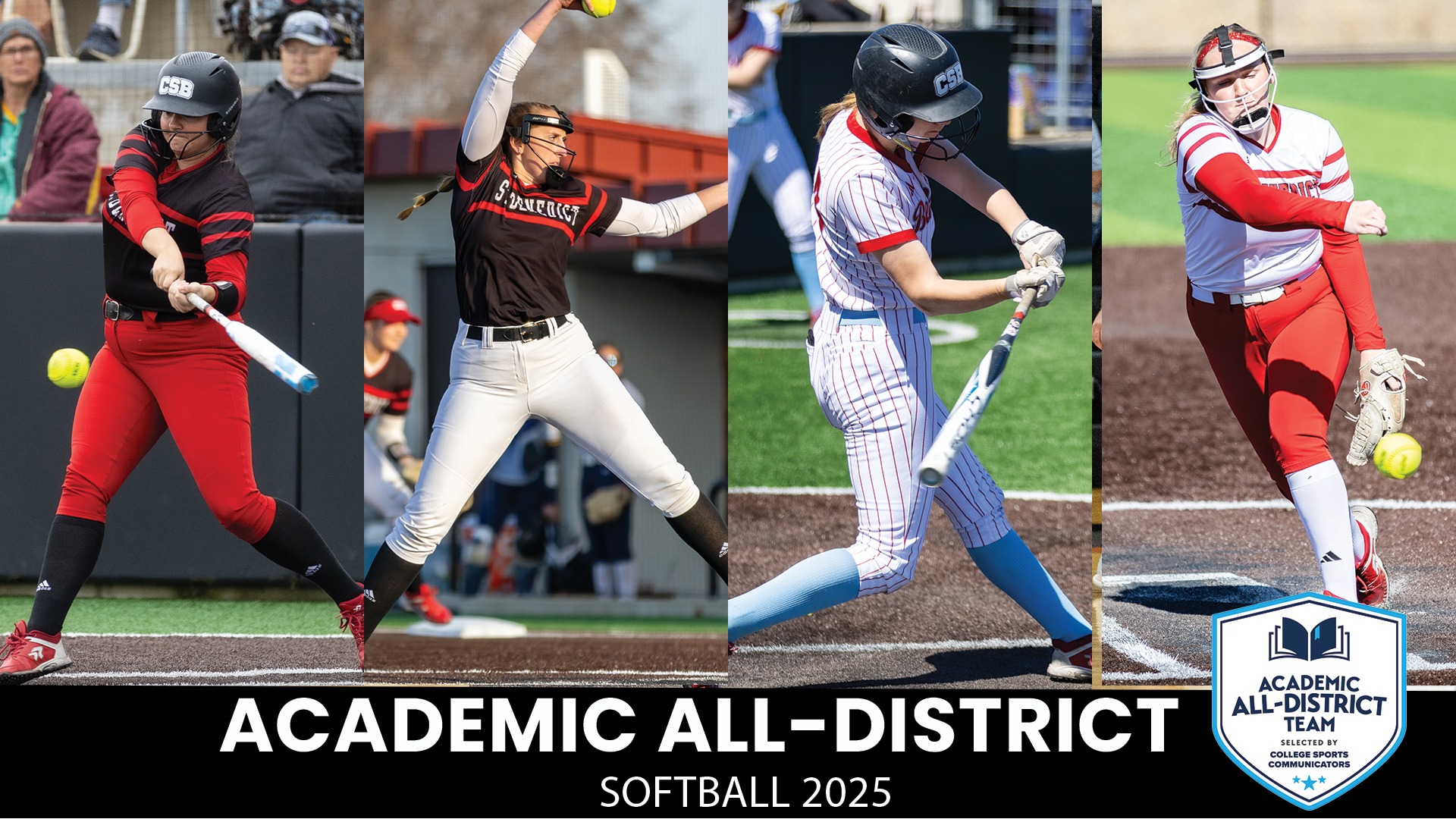 Ruhberg, Smetana, Peterson and Wallace named CSC Academic All-District - 2025