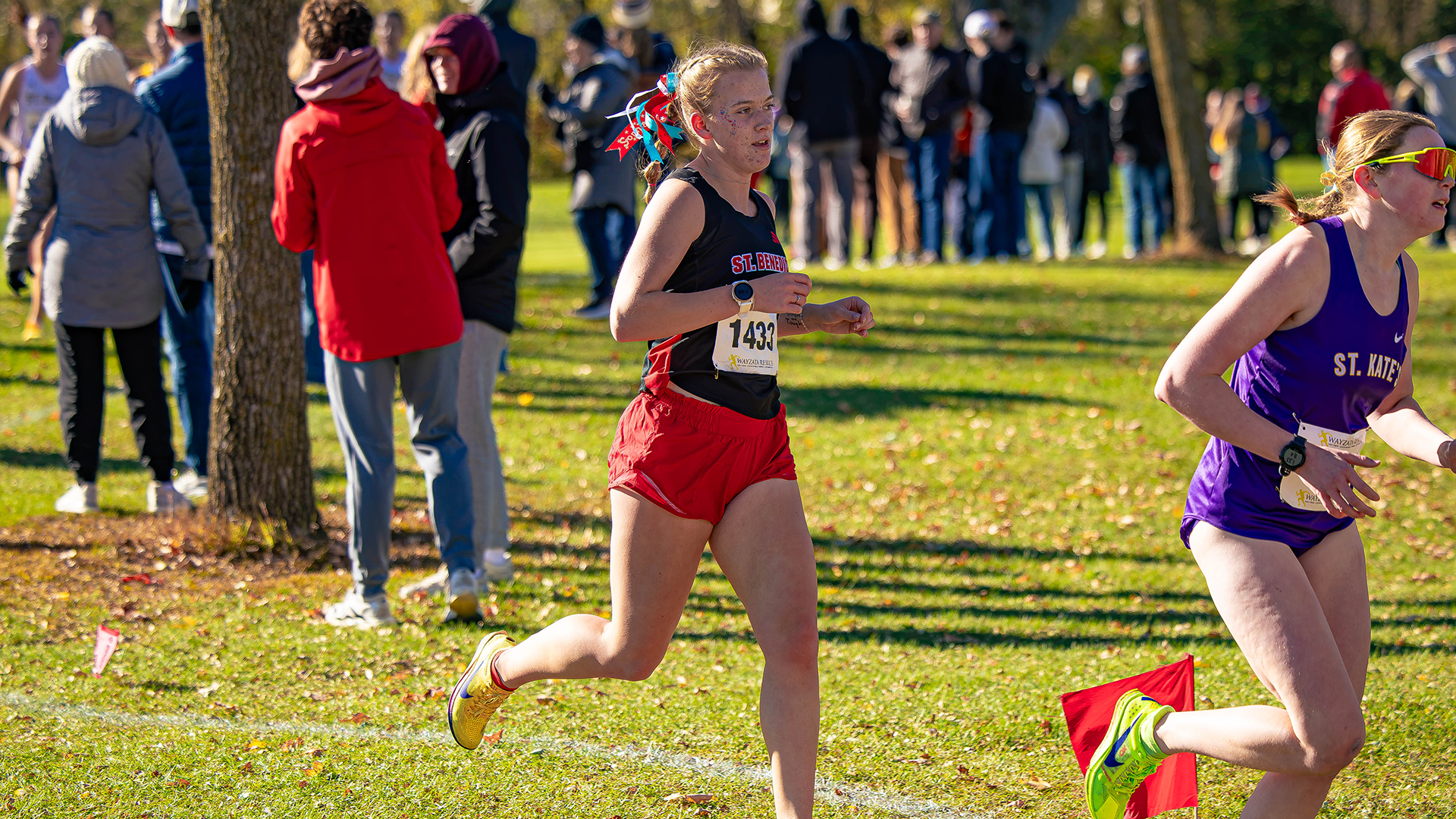 Sophia Wolf running at the Bennie Johnnie Autumn Classic Oct. 17, 2026