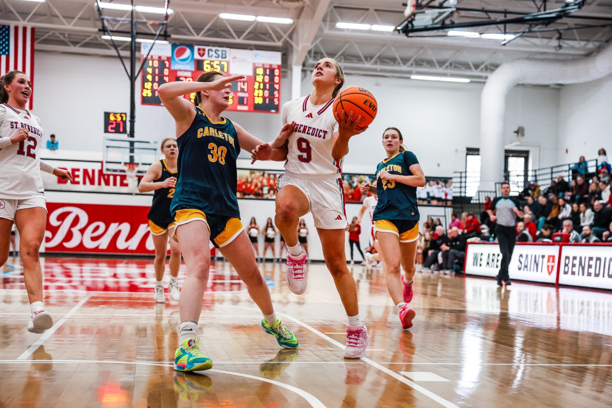 Drew Buslee driving vs Carleton Feb. 7, 2026