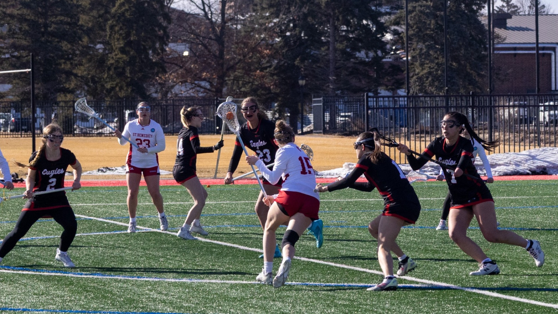 Rayna Malmberg drive  against Edgewood 2026