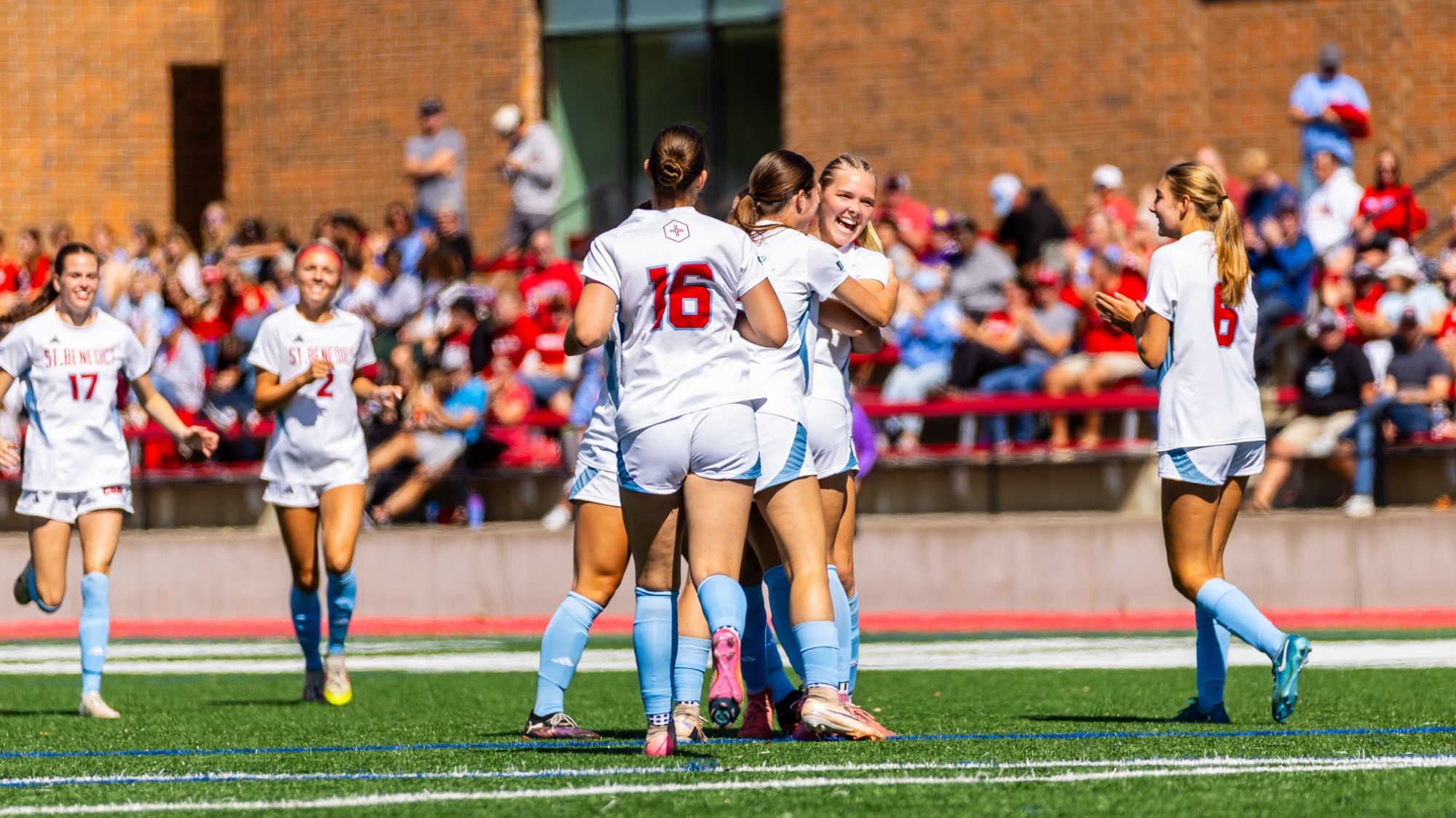 Elly Prairie celebrates goal