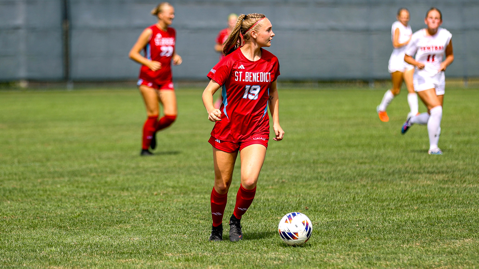 Allison Cammerrer with the ball against Central Sept. 6, 2026