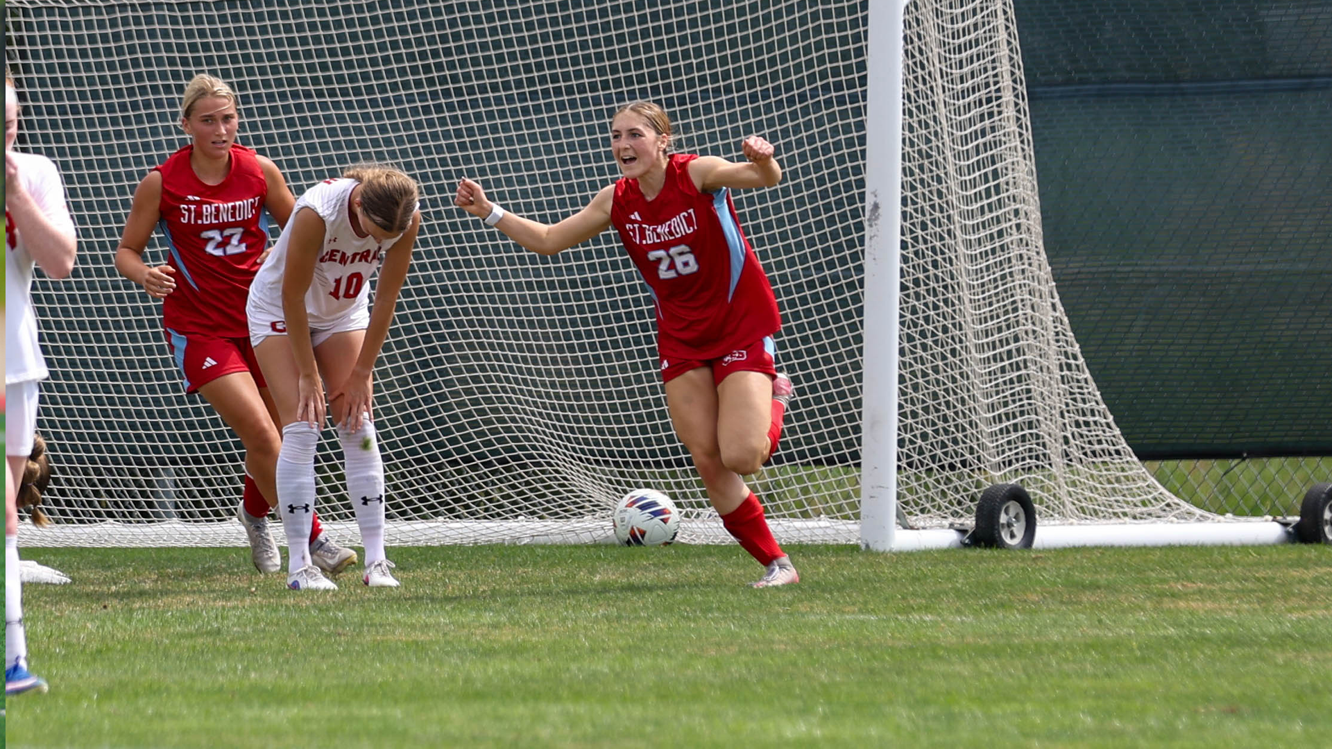 Gower scores goal against Central Sept. 6, 2026