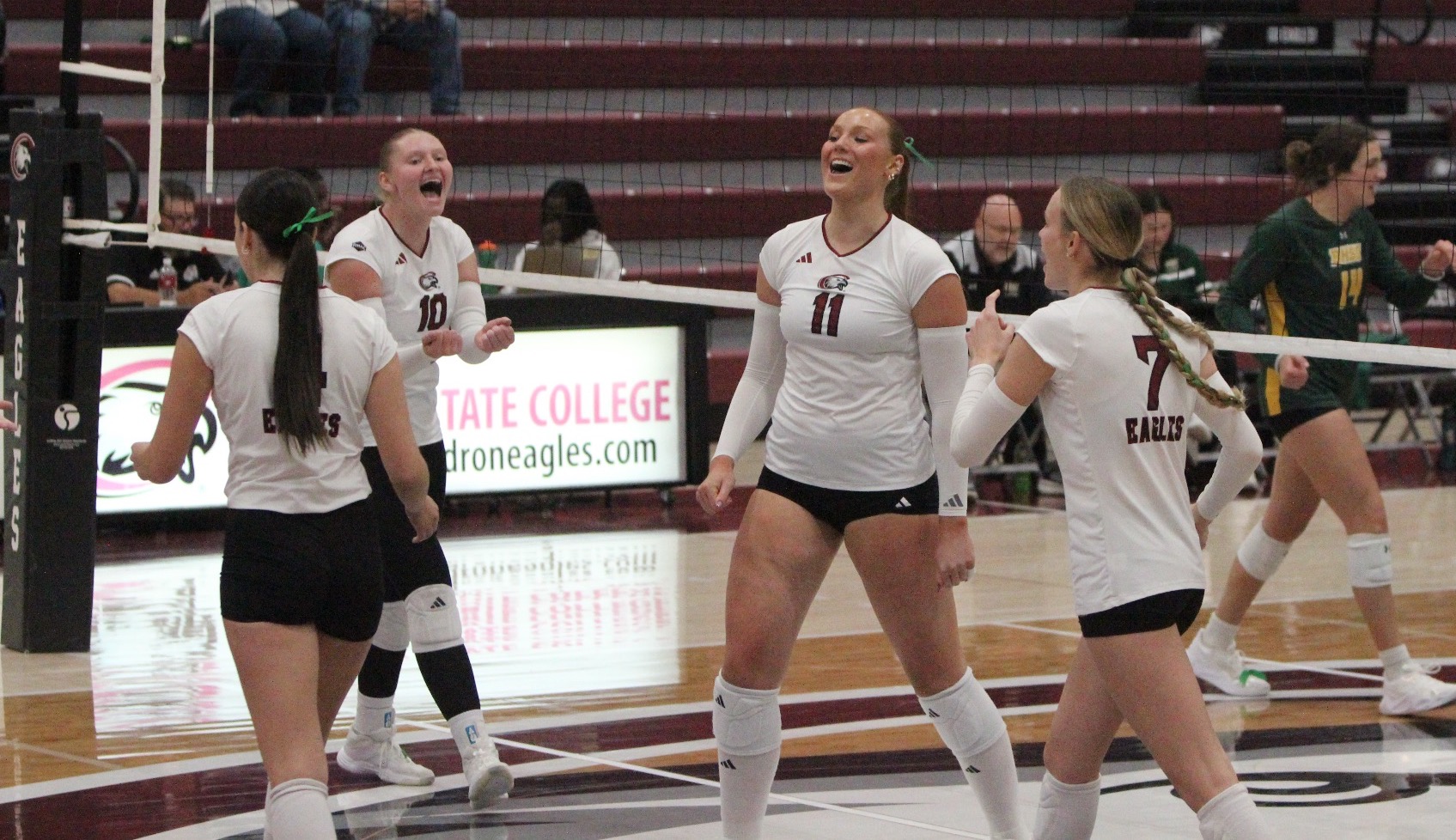 VB reacts after block vs. BHSU