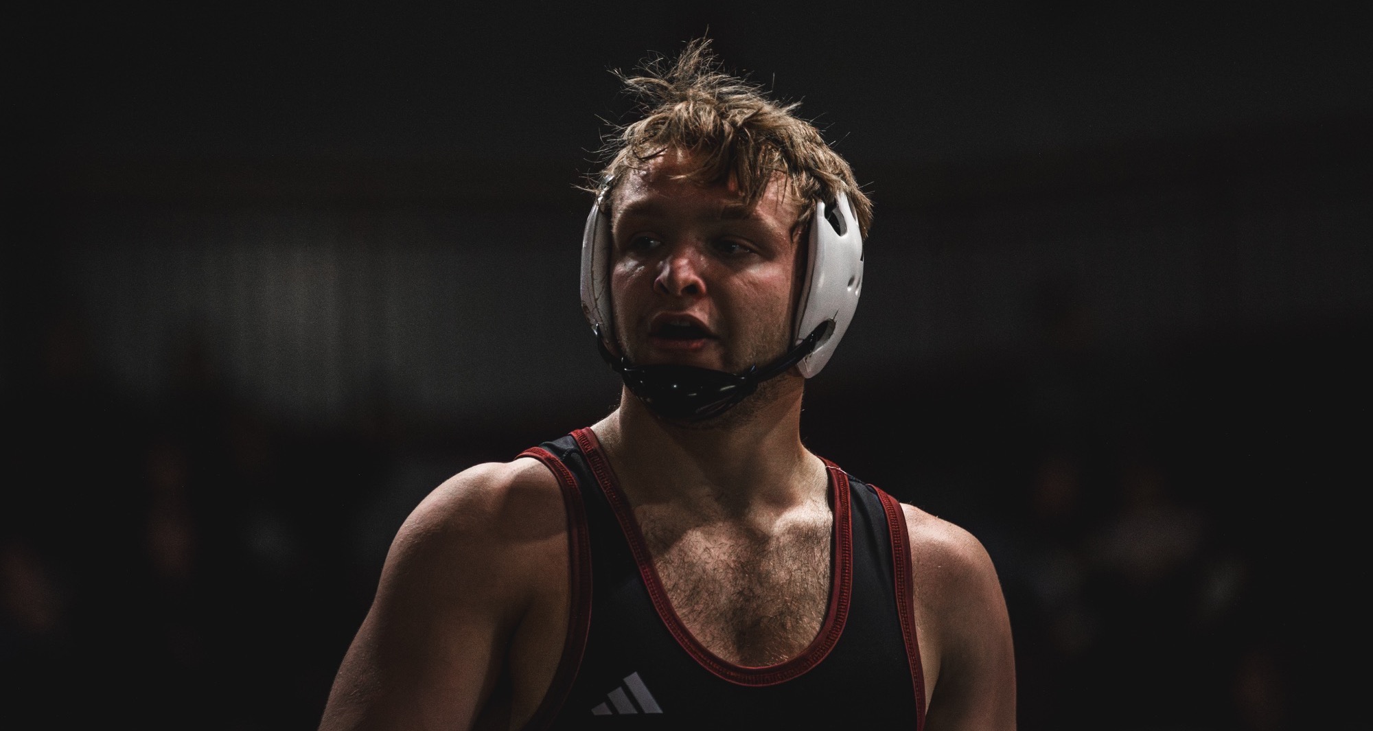 Logan Berger close-up from dual vs. ASU