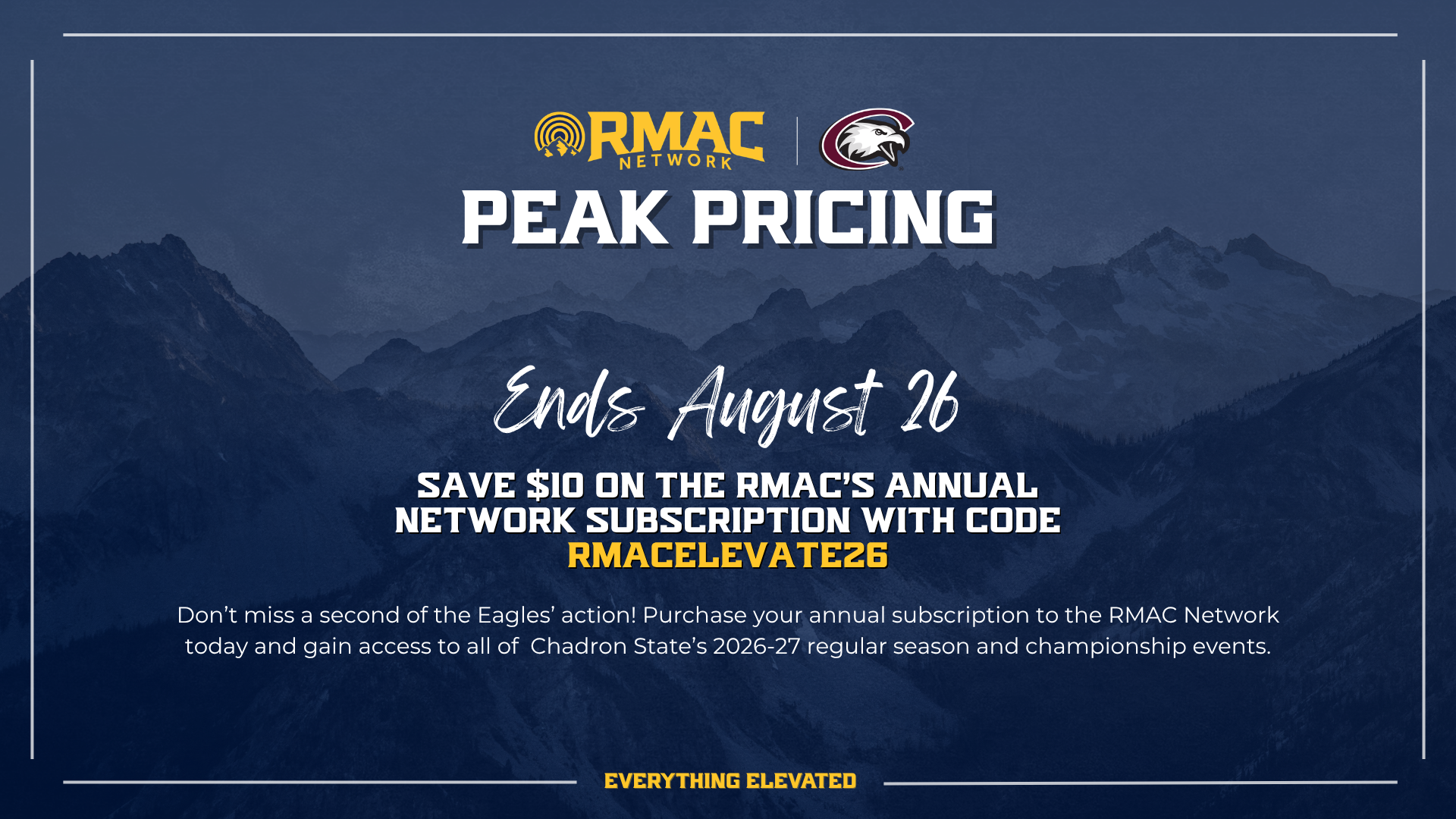 RMAC Peak Pricing Discount 2026-27