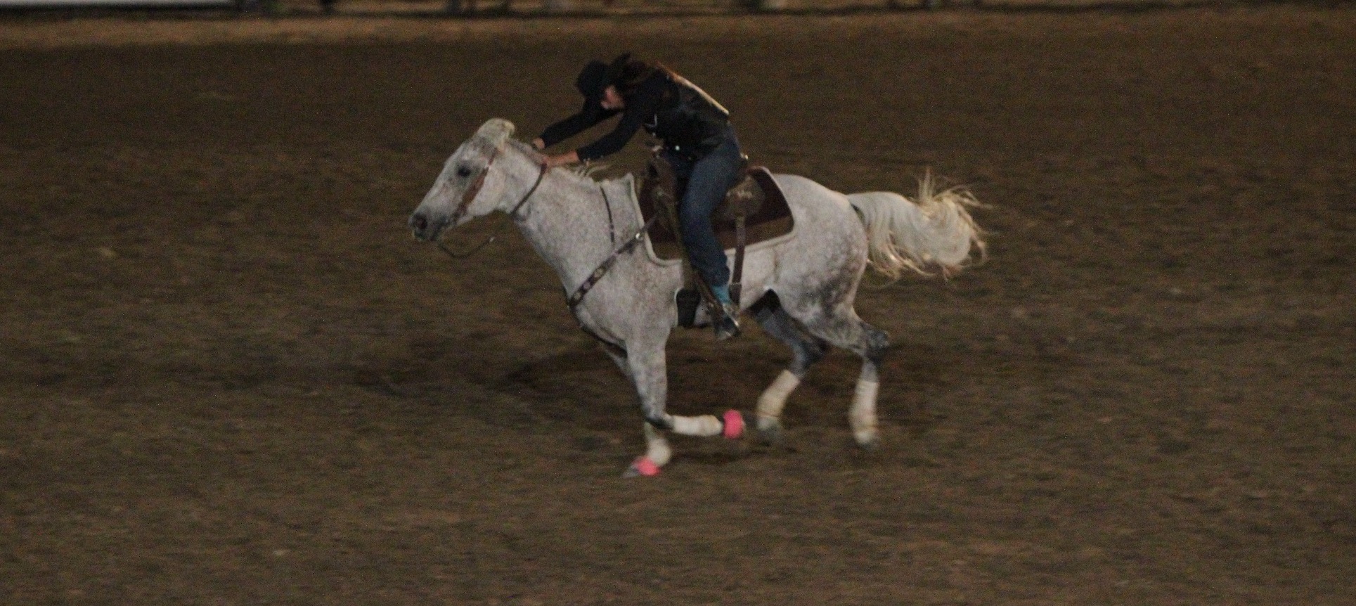 rustemovic barrels at Chadron rodeo