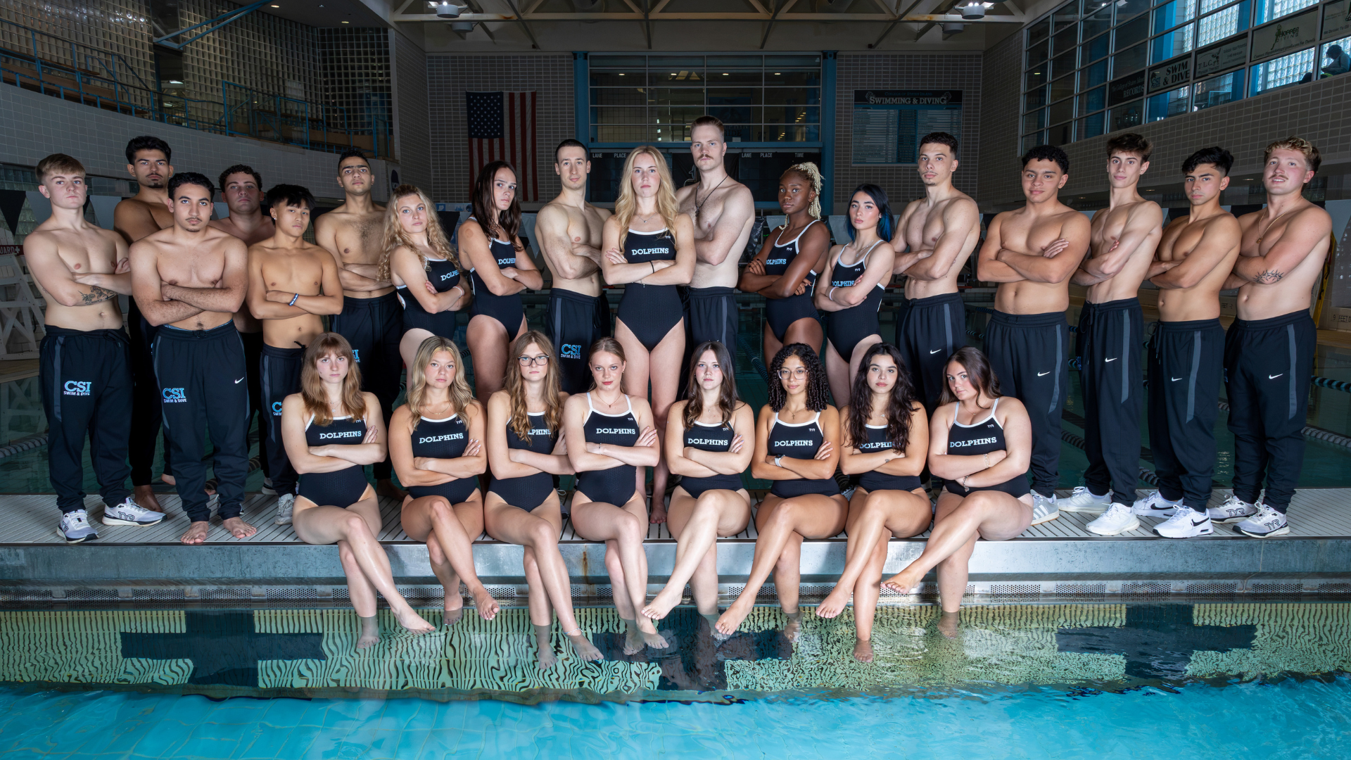 2026-27 Men's and Women's Swim and Dive Team Photo