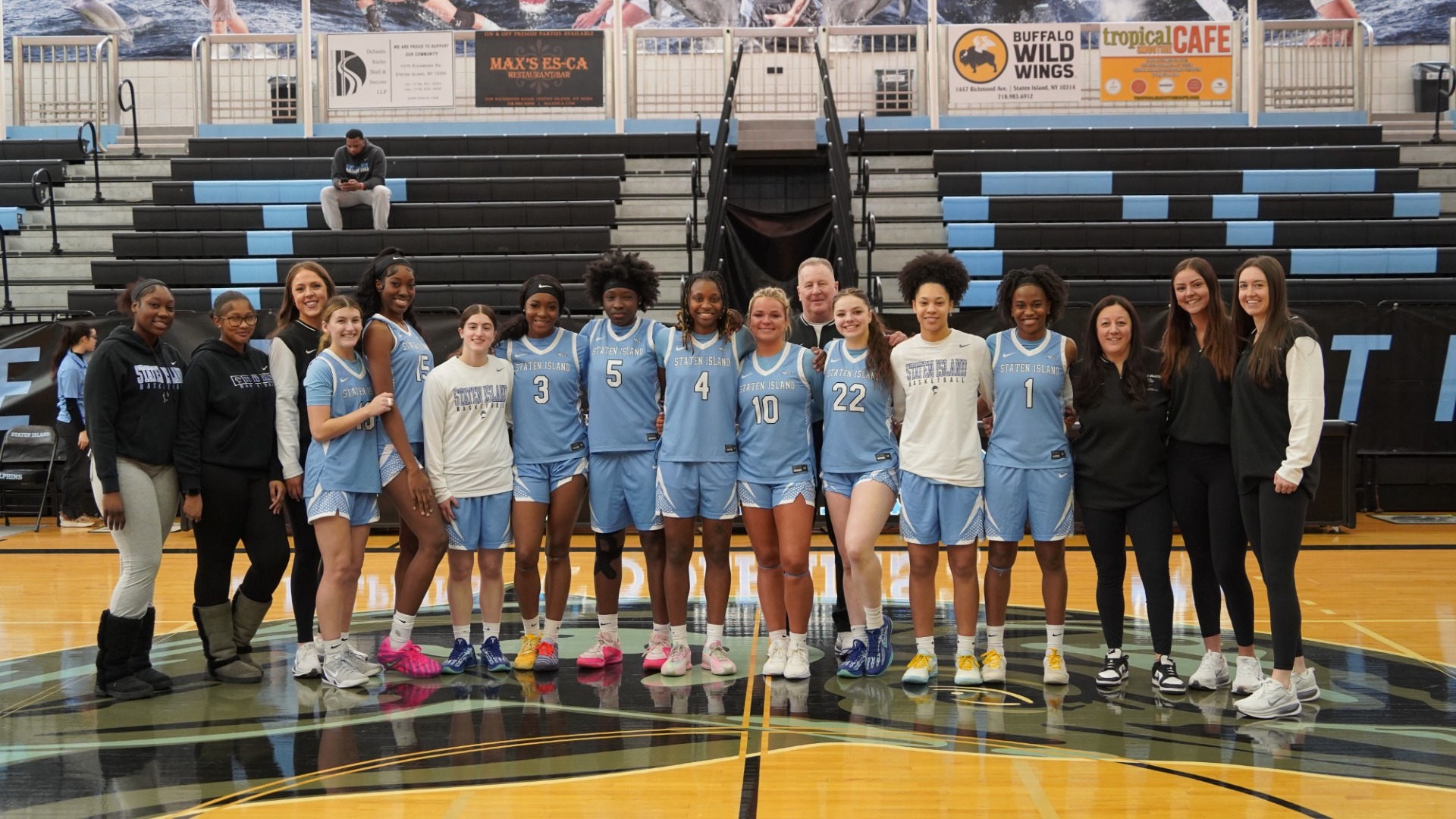 WBB Senior Day Team Photo (vs. Molloy - 2026)
