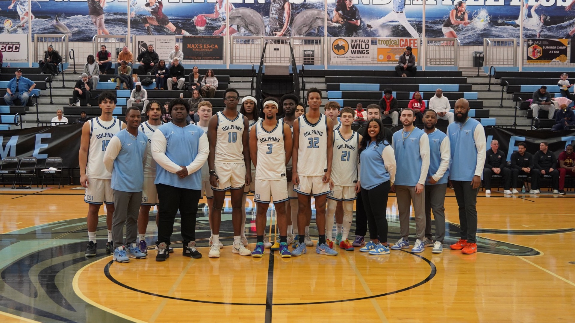 MBB Senior Day Team Photo (vs. Molloy - 2026)