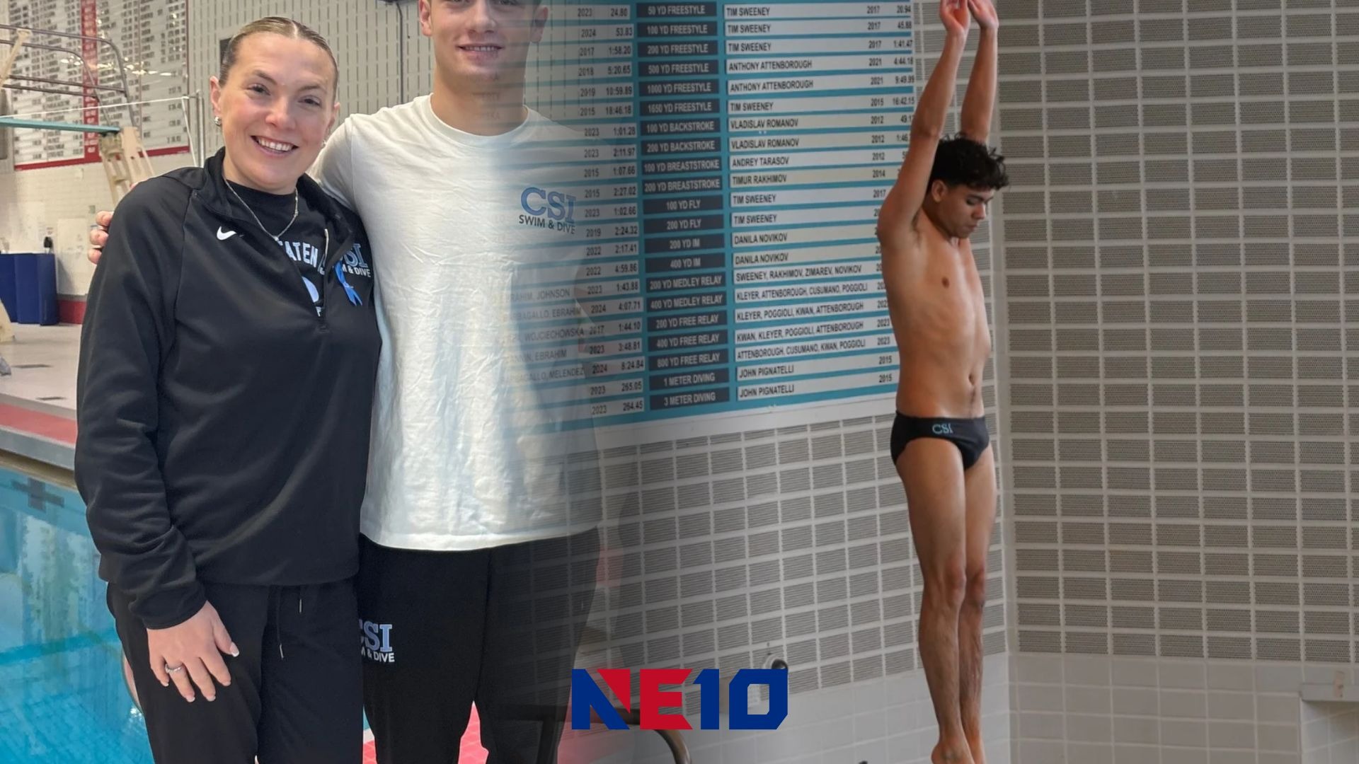 NE10 Swimming and Diving Major Awards (2026)
