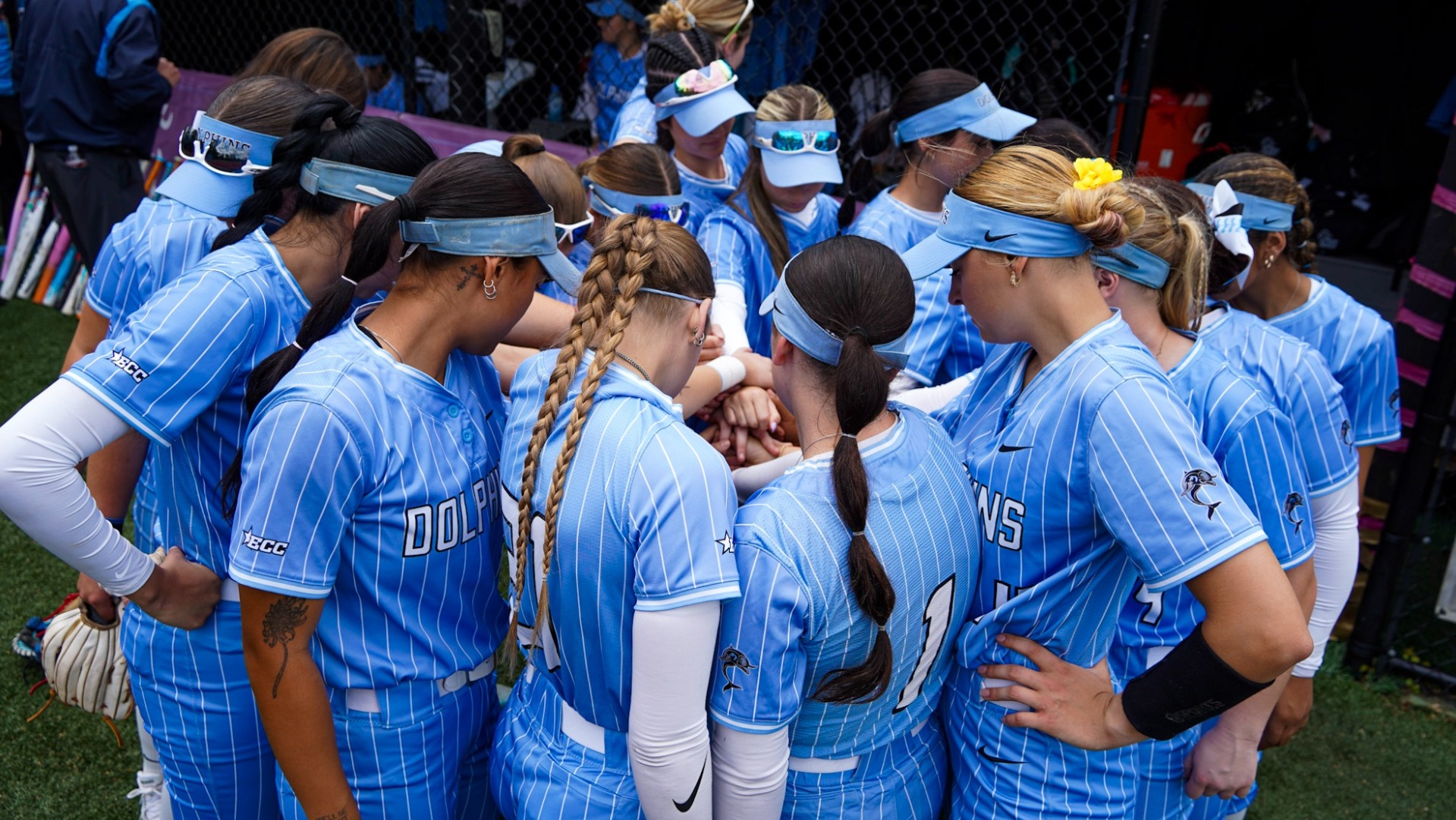 Softball Prayer Circle 2026 ECC Tournament 