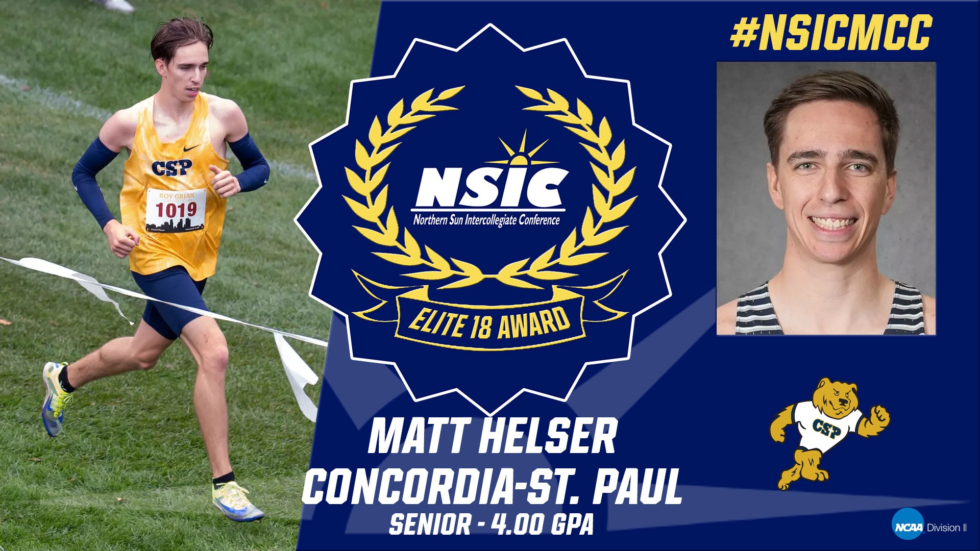 Golden Bear men place eighth, women 15th at NSIC Championships