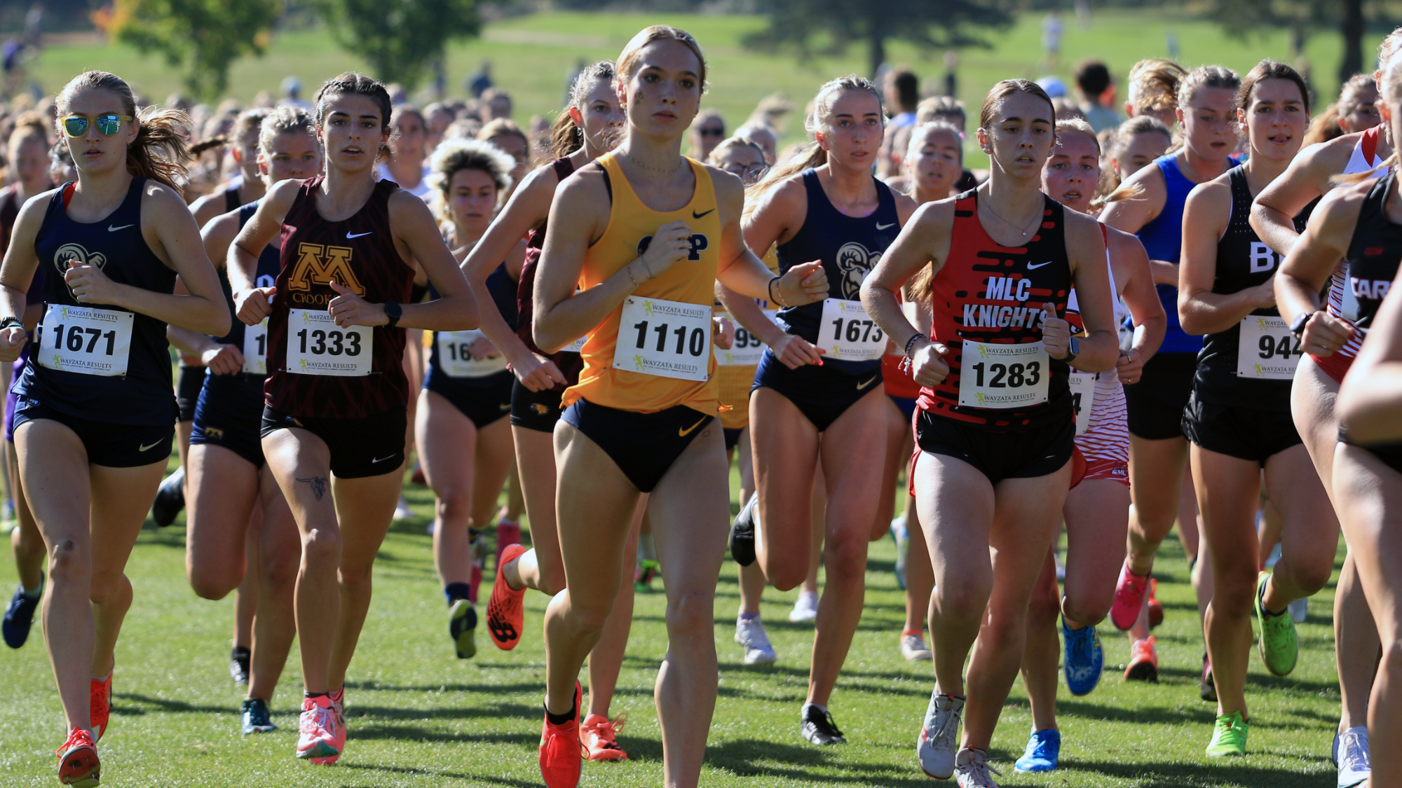 2025 women's cross country Kayla Anderson Blugold Invite 