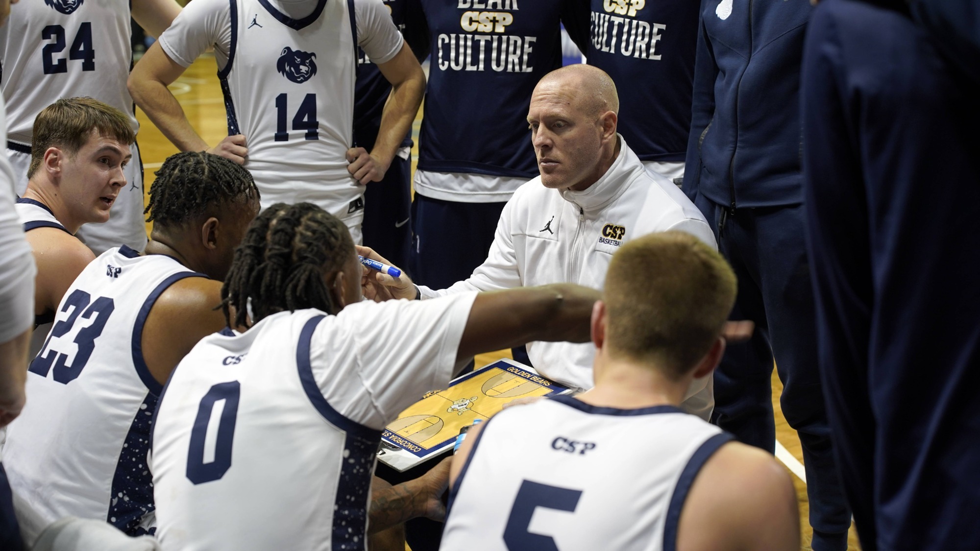 MBB team vs Minot State 2025