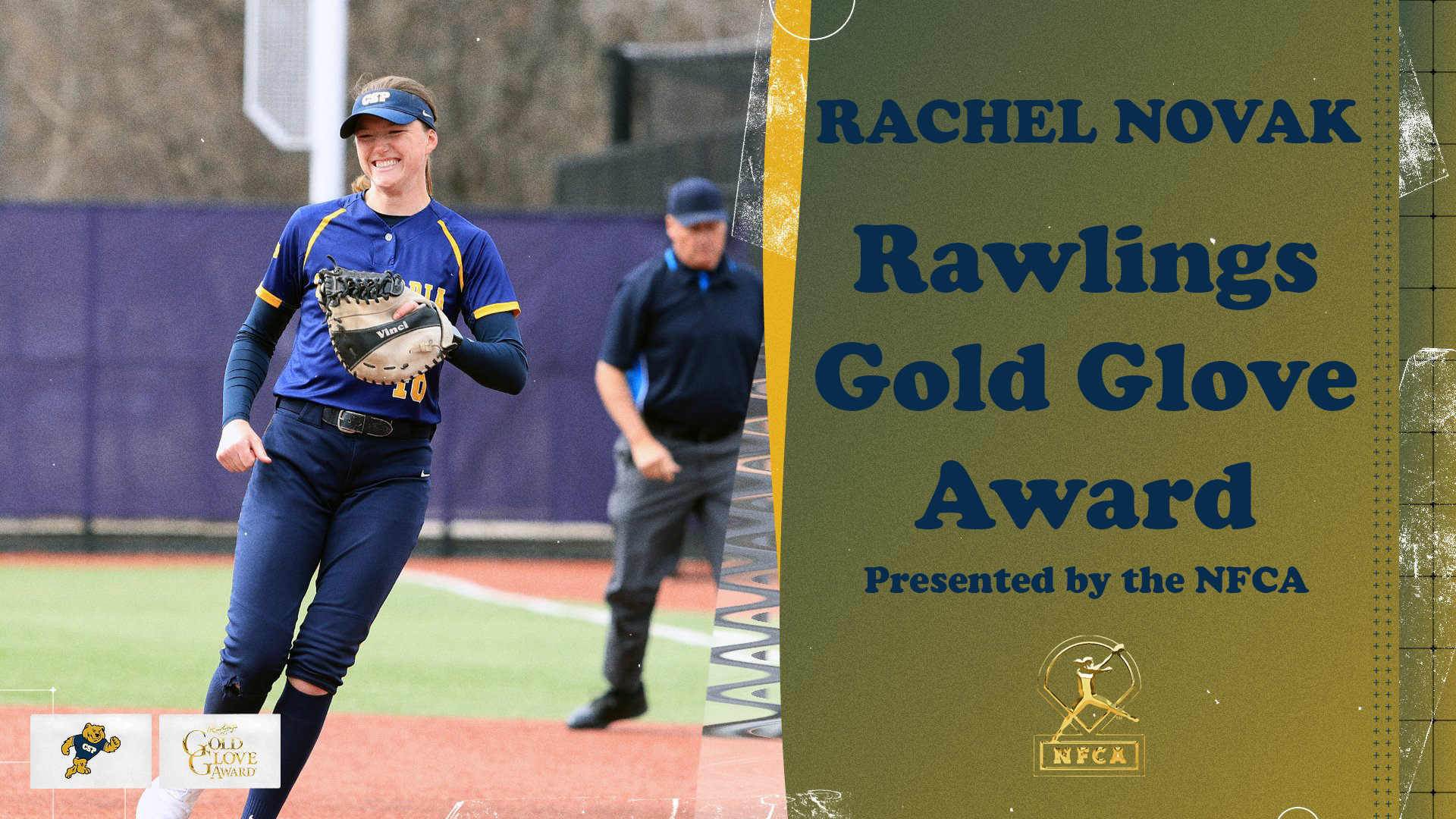 Novak Rawlings Gold Glove Award Graphic