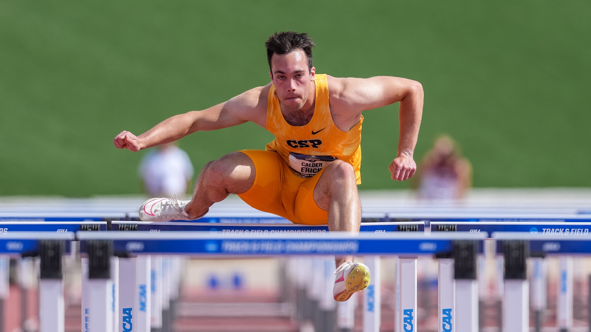 Calder Erick 2025 NCAA Outdoor Championships hurdles