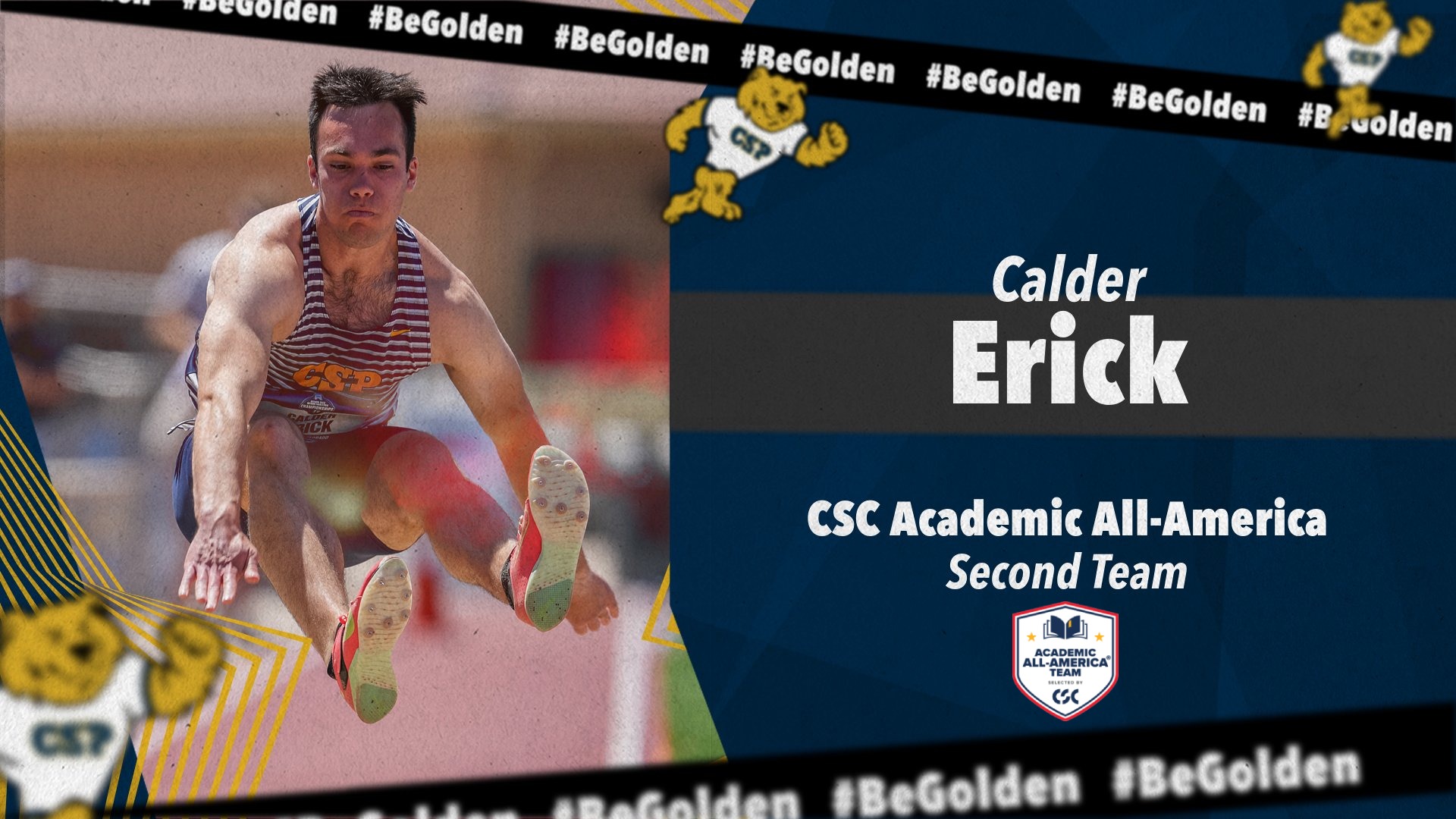 Calder Erick CSC Academic All-America Graphic 2024-25