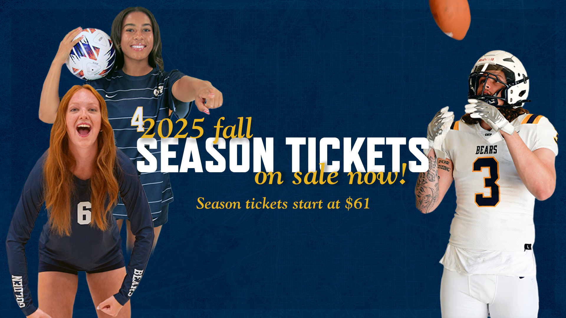 2025 Fall Season Tickets On Sale NOW!
