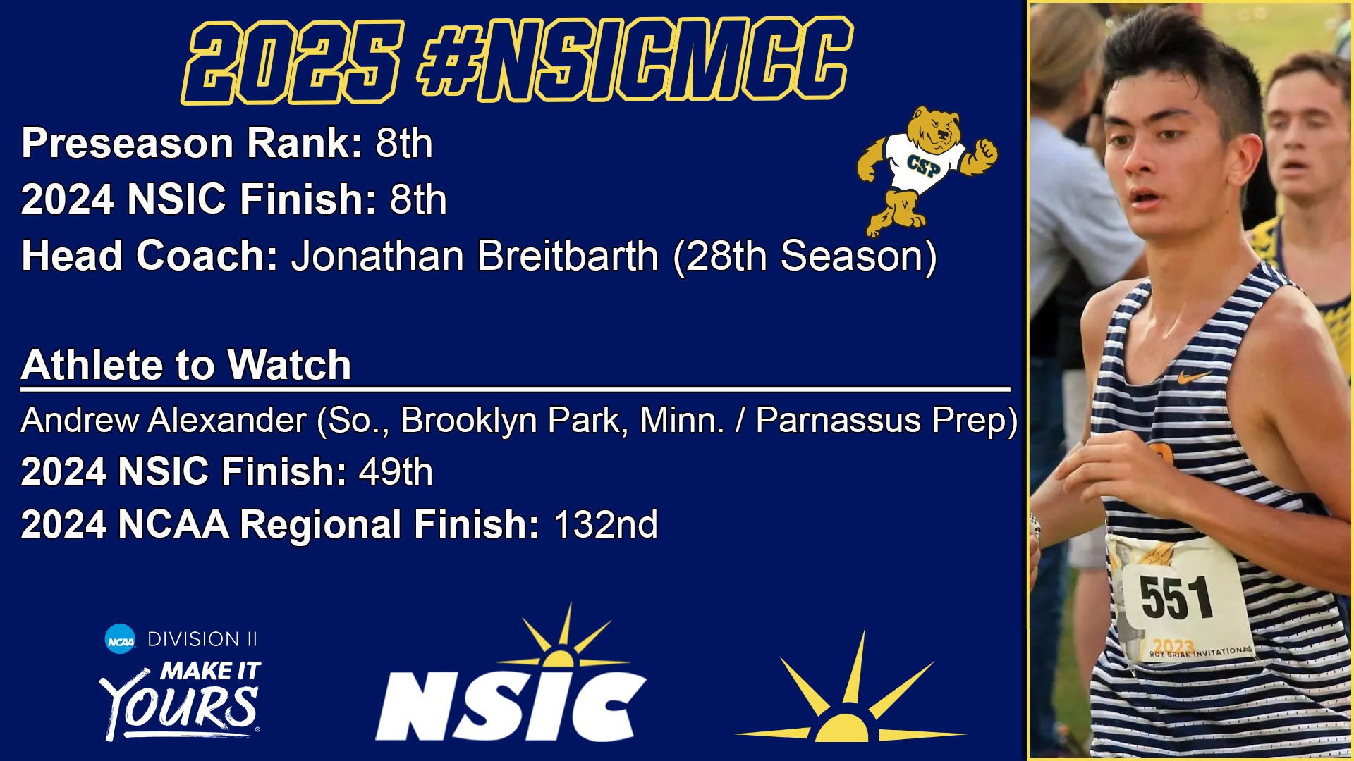 Men's Cross Country Preseason Poll