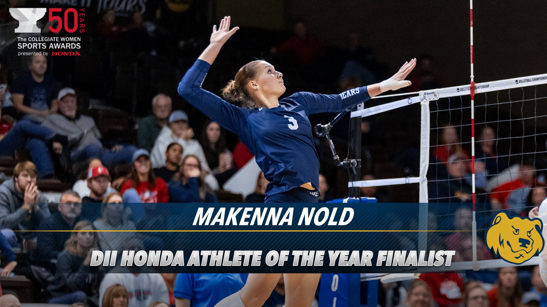 Makenna Nold DII Honda Athlete of the Year finalist Graphic