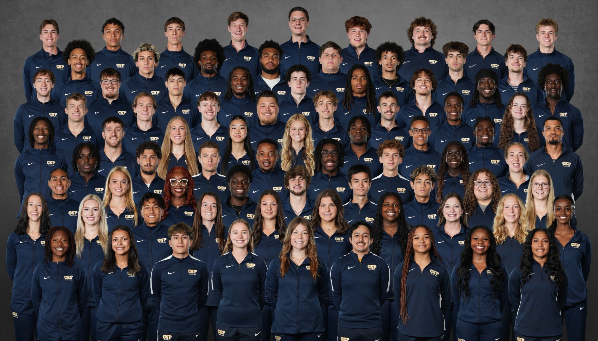 2025-26 men's/women's track and field team photo