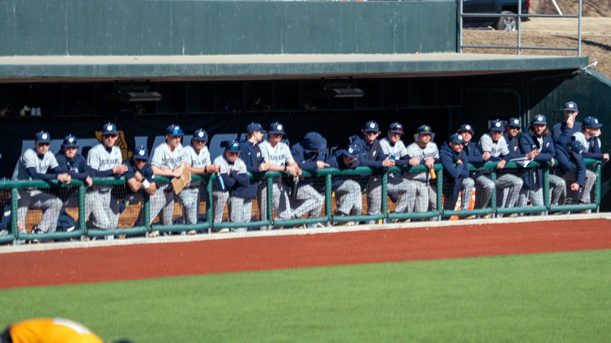 2026 baseball team dugout at MWSU