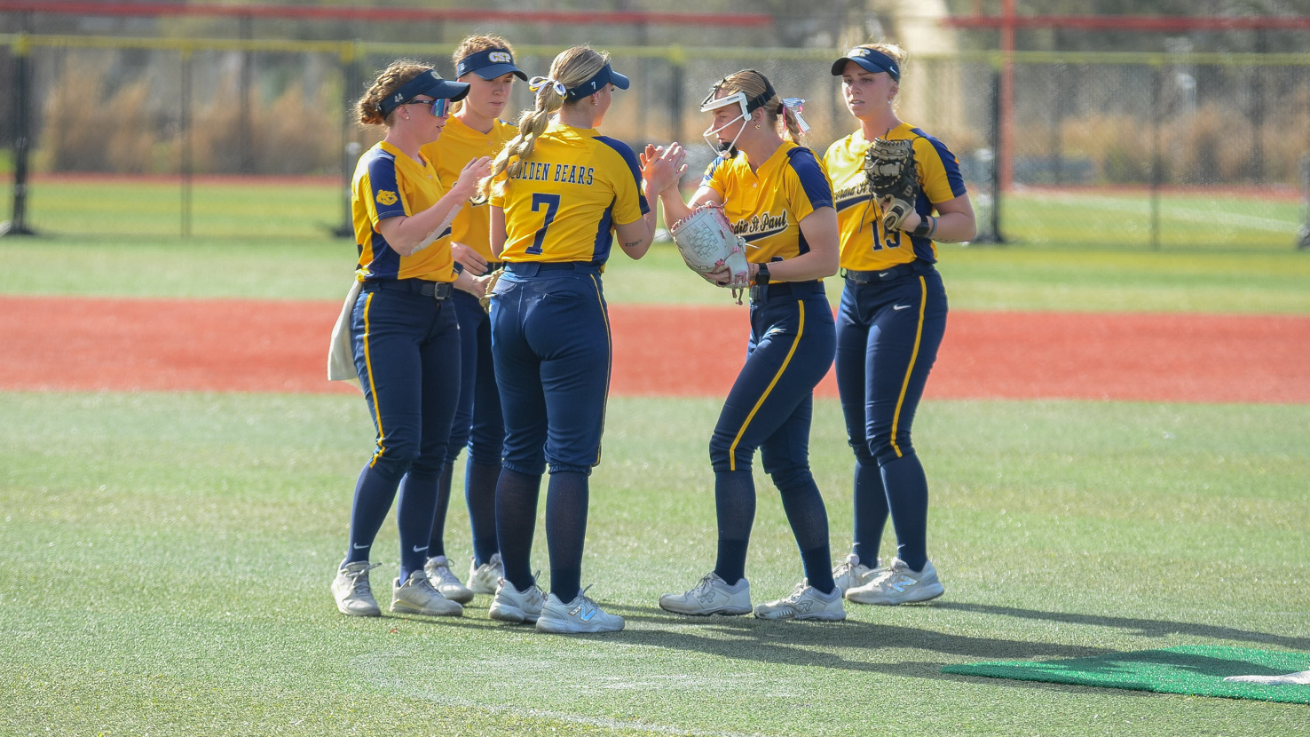 2026 softball team photo v. D'Youville 