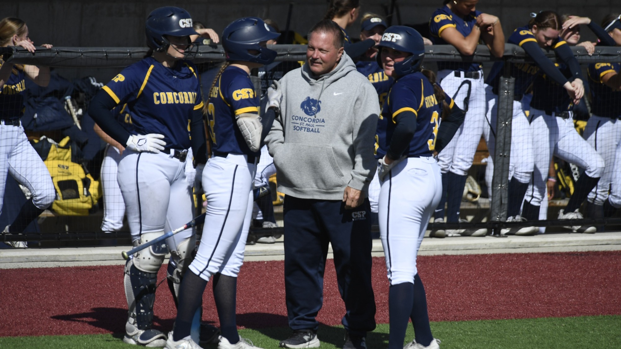 2026 softball team photo v. NSU