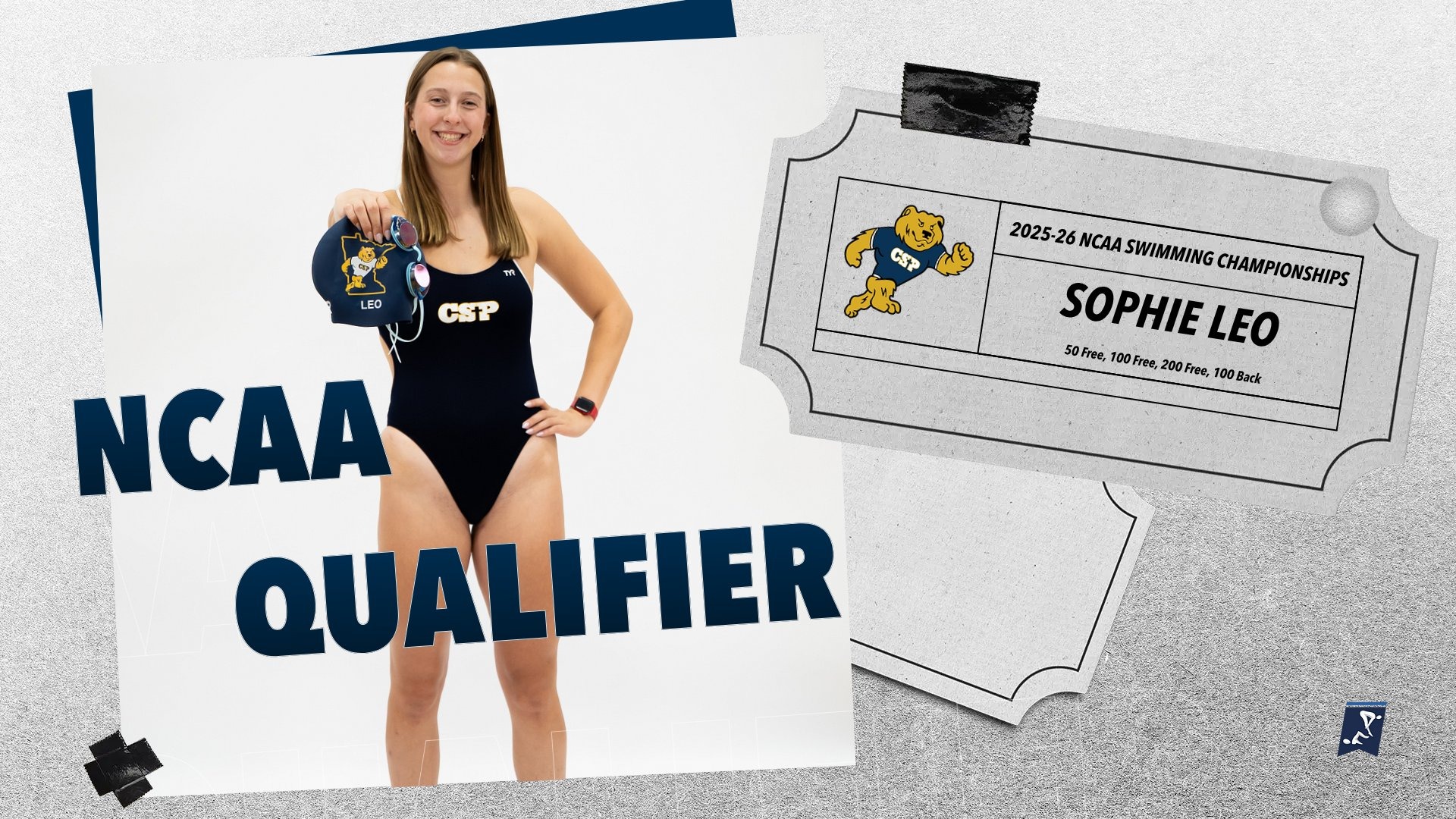 Sophie Leo NCAA 2025-26 graphic