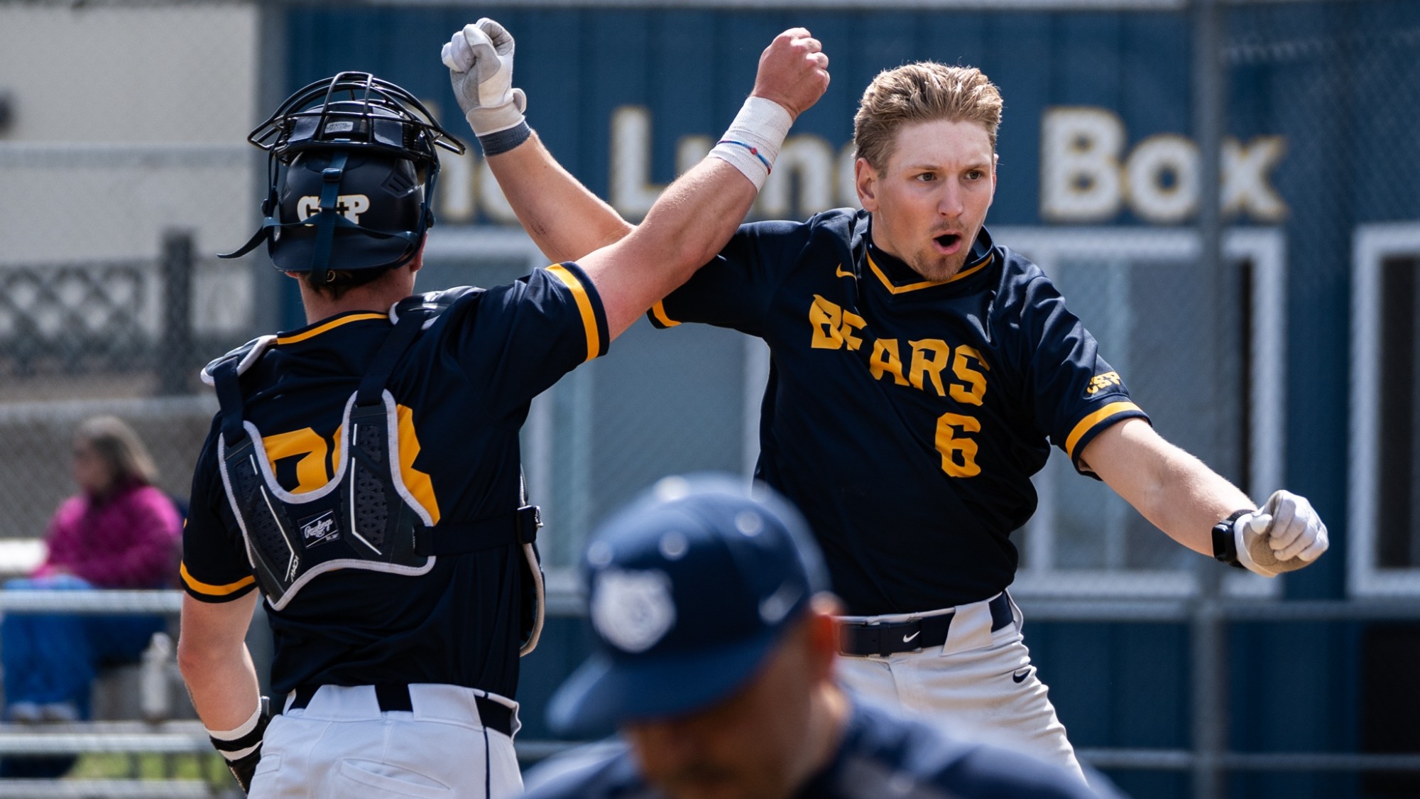 Hawken Hedlund HR Celebration 2026 vs SCSU