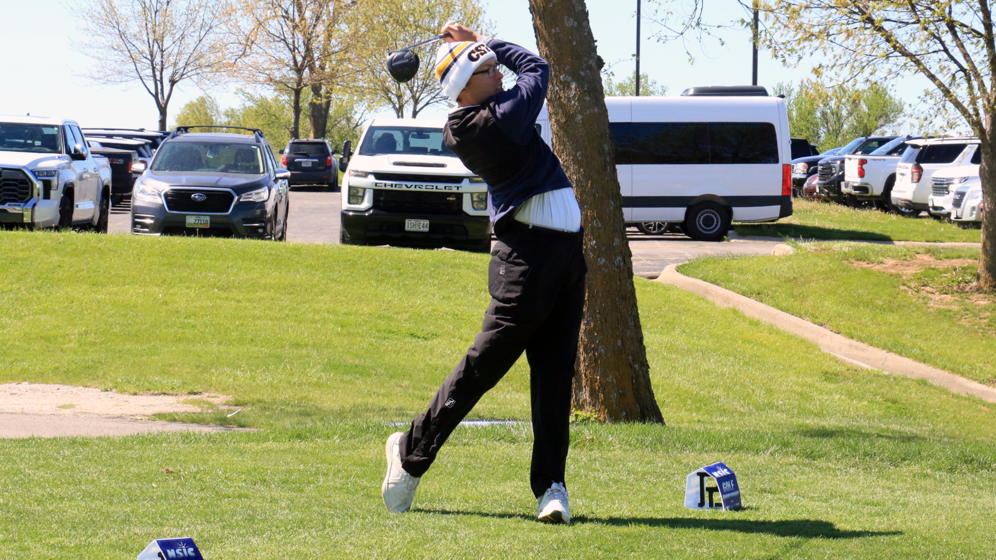 2025-26 men's golf Trey Timm at NSIC Championships