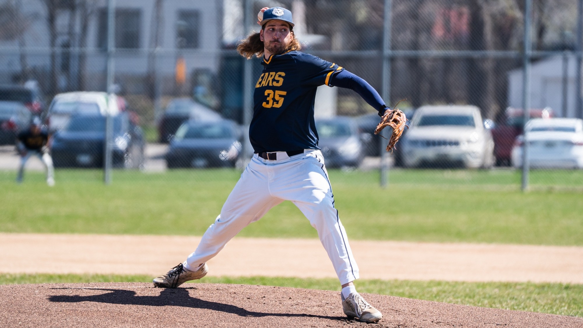 Caden Carsen in his first start against SCSU in 2026 on April 15