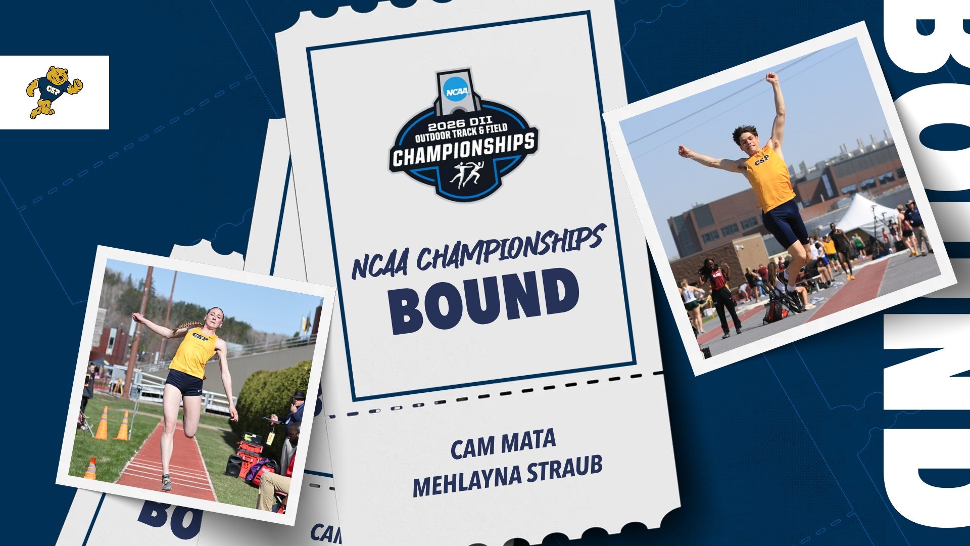 2026 NCAA Outdoor Championships qualifier graphic